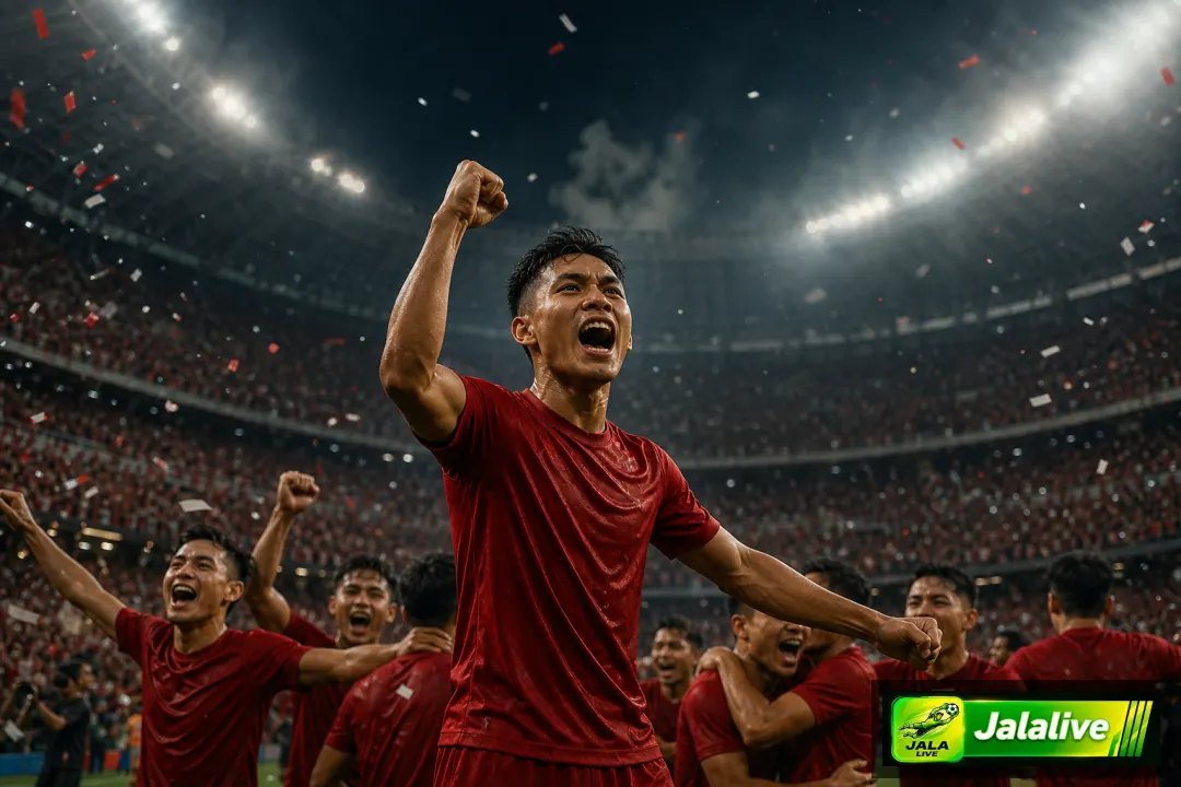 Ilustrasi: Elkan Baggott Antar Indonesia Juara atas Thailand